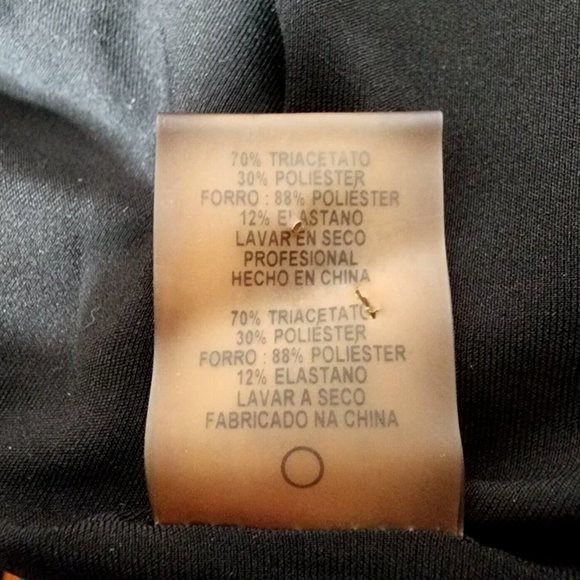 Elie Tahari Black Blazer Suit Jacket One Button Long Sleeves Pockets - Picture 6 of 7